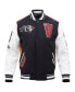 Фото #3 товара Men's Black Virginia Union University 2024 NBA All-Star Game x HBCU Classic Varsity Full-Snap Jacket