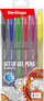 Фото #1 товара Berlingo Berlingo, Zestaw długopisów żelowych żelowych, color, 6szt, 0.5mm, Triangle gel