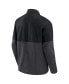 ფოტო #4 პროდუქტის Men's Black, Heathered Charcoal Texas A&M Aggies Durable Raglan Full-Zip Jacket