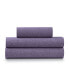 Фото #2 товара Soft Heather Jersey Knit 4-Piece Sheet Set - Queen