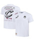 Фото #1 товара Men's NBA x White Distressed Cleveland Cavaliers Home Team T-shirt