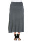 ფოტო #2 პროდუქტის Plus Size Maxi Skirt