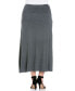 Plus Size Maxi Skirt