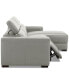 Фото #15 товара Nevio 115" 3-Pc. Leather Sectional with 2 Power Recliners, Headrests and Chaise, Created For Macy's