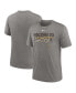 Men's Heather Charcoal San Diego Padres Home Spin Tri-Blend T-shirt