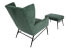 Lounge-Sessel mit Ottomane L62