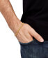 ფოტო #2 პროდუქტის Men's Rope Link Bracelet (4mm) in 18k Gold-Plated Sterling Silver