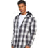 Фото #1 товара SIKSILK Plaid Hooded long sleeve shirt