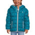 Фото #1 товара Reebok Baby and Toddler Puffer Jacket 18M Blue 100%Nylon Longsleeve Zipper Solid