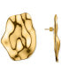 ფოტო #1 პროდუქტის 18k Gold-Plated Abstract Drop Earrings