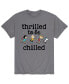 Фото #1 товара Men's Peanuts Thrilled Chilled T-Shirt