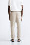 VISCOSE - LINEN TROUSERS