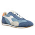 Фото #2 товара Diadora Equipe H Canvas Stone Wash Lace Up Mens Blue Sneakers Casual Shoes 1747