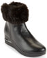 Фото #1 товара Women's Abri Faux-Fur Wedge Booties