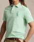 Men's Custom Slim Fit Big Pony Mesh Polo Shirt