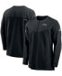 Men's Black Baltimore Ravens Sideline Half-Zip UV Performance Jacket