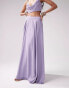 Фото #2 товара Kanya London Bridesmaid Lehenga chiffon full flare skirt co-ord in lilac grey