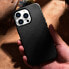 Фото #15 товара Чехол для iPhone 14 Pro Max ICARER из натуральной кожи черный