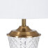 Desk lamp Golden Linen Metal Iron 40 W 220 V 35 x 35 x 69 cm