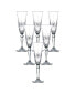 Фото #2 товара Melodia Collection Crystal Champagne Flutes, Set of 6