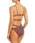 Фото #2 товара Белье и купальники Женский Купальник Aqua 281175 Animal Print Strappy Bikini Bottom Swimwear, размер Medium