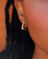 24K Gold-Plated Mini Mezi Boxed Hoop Earrings