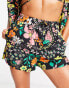 Damson Madder beach shorts co-ord in floral print