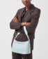 Фото #5 товара Women's Dukes Place Medium Leather Ziptop Shoulder Bag