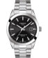 ფოტო #1 პროდუქტის Men's Swiss Automatic T-Classic Gentleman Powermatic 80 Silicium Stainless Steel Bracelet Watch 40mm