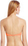 Фото #2 товара Seafolly 240227 Womens Bandeau Bikini Top Swimsuit Solid Nectarine Size 12 US