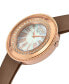 ფოტო #2 პროდუქტის Women's Gandria Brown Leather Watch 36mm
