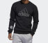 Фото #3 товара adidas Logo印花运动套头卫衣 男款 黑色 / Кроссовки Adidas Hoodie Logo FU6222