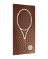 Фото #2 товара "Louis Vuitton Vibes Racquet" Frameless Free Floating Tempered Glass Panel Graphic Wall Art, 24" x 48" x 0.2"