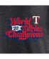 Фото #2 товара Women's Heather Charcoal Texas Rangers 2023 World Series Champions Appeal Play Tri-Blend V-Neck T-shirt