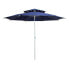 AKTIVE Octagonal Umbrella 280 cm Metal Pole With Double Roof and UV30 Protection