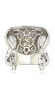ფოტო #1 პროდუქტის Suzy Levian Sterling Silver Cubic Zirconia Pave Standup Ring