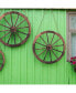 Фото #4 товара Decorative Vintage Wood Garden Wagon Wheel