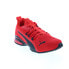 Фото #2 товара Puma Axelion NXT 19565609 Mens Red Canvas Lace Up Athletic Running Shoes