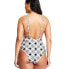 Фото #3 товара Women's Mixed Coral Tile Print Cheeky One Piece Swimsuit - Agua Bendita