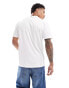 Фото #4 товара Hollister coastal tech embroidered logo relaxed fit t-shirt in white