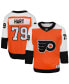 ფოტო #1 პროდუქტის Big Boys Carter Hart Burnt Orange Philadelphia Flyers Home Premier Player Jersey
