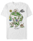 Фото #1 товара Jurassic World Men's Isla Nublar Cloud Island Short Sleeve T-Shirt