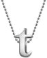 Фото #3 товара Alex Woo little Letter by Initial Pendant Necklace in Sterling Silver
