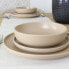 Essteller-Set 6 Personen Beige 27cm aus