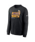 Фото #3 товара Men's Black Minnesota Vikings 2022 NFC North Division Champions Locker Room Trophy Collection Long Sleeve T-shirt