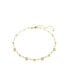 Фото #1 товара Swarovski round Cut, Scattered Design, White, Gold-Tone Imber Necklace