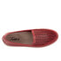 Фото #8 товара Trotters Audrey T2211-601 Womens Red Narrow Leather Loafer Flats Shoes