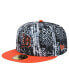 ფოტო #1 პროდუქტის Men's Black Detroit Tigers Sands 59FIFTY Fitted Hat