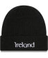 Фото #3 товара Men's Black Ireland National Team Retro Cuffed Knit Hat