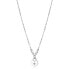 Колье Brosway Chakra Heart Steel Necklace clear, silver - фото #1